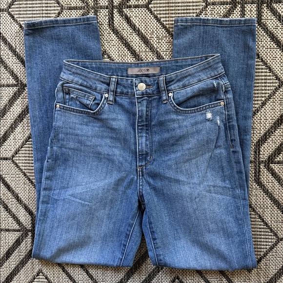 Joe’s Jeans Light Wash High Rise Ankle Light Distressed Style Celina Size 26 - Picture 5 of 11